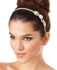 Beautiful style for a special occasion: a Style&co. headband with pretty floral detail.