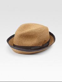 This dapper style crafted in paper straw is casual yet poised enough for any gentleman of style.100% paperBrim, about 2Spot cleanImported