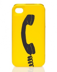 Get hung up on kate spade new york with this graphic iPhone case, an ultra-cute way to say yellow there.