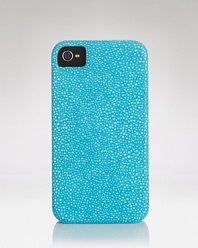 Give your iPhone an ocean-inspired makeover with this CaseMate cover, outfitted in exotic-embossed leather with a touch of shimmer.
