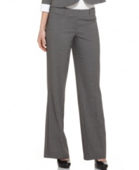 Suit up in these wide leg trousers from XOXO for a look that's long and sophisticated – a great closet-staple basic!