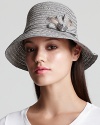 Stick a feather in your cap: this feather-embellished August Accessories fedora takes a basic style up a notch.