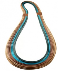 Lanno is the creation of Rio de Janeiro native Luisa Herculaneaum. The hand-made design of every piece infuses rhythm and color, bringing lightness and volume through the use of natural raw materials. This stylish necklace is crafted from natural leather and cotton, made in Brasil. Discover Brasil. The bold colors. The exotic scents. The sensual textures. The natural sensations. Only at Macy's.