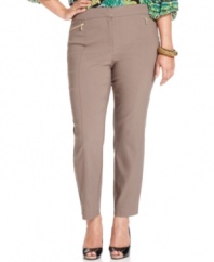 Defined by a slim fit, Style&co.'s plus size pants are must-haves for your day-to-play wardrobe.