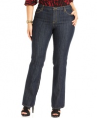 MICHAEL Michael Kors' plus size bootcut jeans are must-haves for refined casual style.