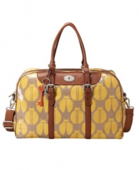 Flower power your weekend away (or your trip to the gym) with this super cute printed duffle bag by Fossil. (Clearance)