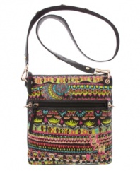 Get ready for your next weekend adventure with this easy-going crossbody by The Sak. Offered in a variety of 60's inspired prints, this travel-ready style will have you feeling the love.