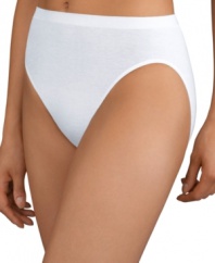 This full coverage, cotton blend french-cut brief provides a wonderfully seamless, flattering look. Style #1361