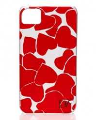 Have a heart and hit print with this plastic iPhone case from DIANE von FURSTENBERG.