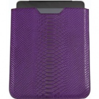 Graphic Image Cayman Sleeve Purple Leather iPad Case