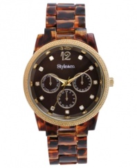 Trendy tortoise reigns on this everyday watch from Style&co.