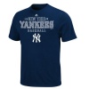 MLB Youth New York Yankees Charge The Mound Athletic Navy Short Sleeve Basic Tee By Majestic