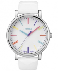 With a large dial and Indiglo® illumination, Timex's Easy-Reader collection makes it easier to look stylish while getting there on-time.