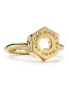 Fashion hardware from the ultimate it-brand. MARC BY MARC JACOBS' plated bolt-shaped rings is fixing to be a favorite.