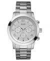 A contemporary watch from GUESS with time-tested features and durability.