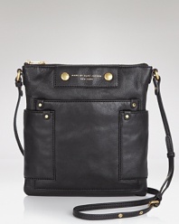 MARC BY MARC JACOBS' preppiest crossbody bag is crafted of rich leather with a bevy of pretty-practical details. Carry it for classic on-the-go style.