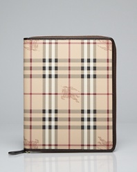 Introduce fashion hound favorite Burberry into your tech portfolio with this iPad case in the brand's signature check.