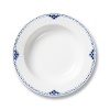 The beautiful lace borders encircling every items of the Princess dinnerware series are decorated with mussels, revealing a close relationship with the fluted services. Both the actual pieces and the hand-painted pattern of this distinctive collection were designed by Arnold Krog in the 1880, when he was artistic director of Royal Copenhagen Porcelain Manufactory. This series, however, was not actually produced for practically another hundred years in 1978.