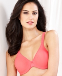 A new support system by Bali: The Passion for Comfort underwire bra offers complete support with a gentle wire and adjustable straps. Style #3383