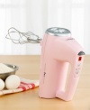 Throw a little pink in the mix. This peppy and powerful hand blender features one-touch convenience that delivers seven speeds - digitally displayed right on the handle - while an automatic feedback function kicks in more power whenever you need it. Three-year limited warranty. Model CHM-7PK.