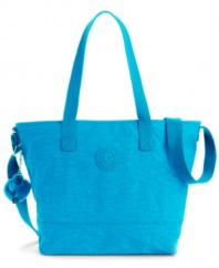 A lightweight tote offered in a variety of fresh bright colors and crafted with a spacious interior so you can carry everything you need with endless convenience and style.