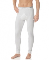 Long johns are a necessity for keeping the cold weather at bay.  These comfortable and warm thermal stretch pants from Jockey are just the thing.