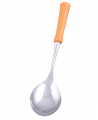 Stir up and dish out the fun with this serving spoon from Fiesta's serveware collection. Durable, chip-resistant ceramic in bold solid hues offers endless opportunities to brighten up your table.