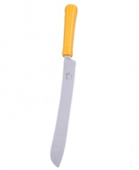 Celebrate dessert! Bold solid colors and chip-resistant durability make this knife from Fiesta's serveware collection the icing on your cake. With ceramic handle.