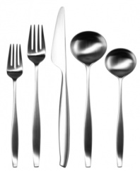 Get the skinny. Polished and practical, the Balance flatware set lends new artistry to modern tables in ultra-durable stainless steel. Fluid lines and narrow handles add character to place settings for four. From Gourmet Settings.