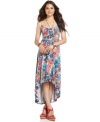 Play the psychedelic cutie in this day dress from American Rag made all the more adorable with an asymmetrical hem!