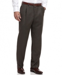With a neutral palette and a clean, classic finish, these Lauren by Ralph Lauren pants are instant sophistication.