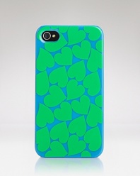 Show your gadget a little love with this heart-splashed iPhone case from MARC BY MARC JACOBS.