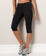 Enhance your exercise with these form-fitting and moisture-wicking Absolute Workout tights by Champion. Four-way stretch provides maximum ease of movement. Style #8240