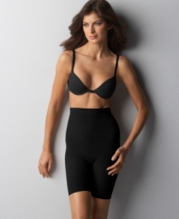 A figure-enhancer that's oh-so-secretive! The Invisible Look extra-firm seamless waist smoother by Bali will tighten your tummy with no visible lines. Style #B203