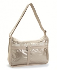Perfect for everyday use, this casual and comfortable bag from LeSportsac shines in a glam patent finish.