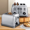 Cuisinart Classic Stainless-Steel Toaster: Cuisinart CPT-160 Metal Classic 2-Slice Toaster, Brushed Stainless
