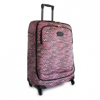 A gorgeous Missoni design adorns this high-performance spinner, perfect for 5-7 day trips.