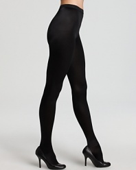 Chic soft satin tights from Wolford-- a simply sophisticated way to strut your stuff. Style #011415