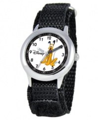 Help your kids stay on time with this fun Time Teacher watch from Disney. Featuring a graphic of the iconic character Pluto at the face, the hour and minute hands are clearly labeled for easy reading.