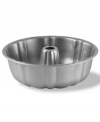 Get ready for a treat! Crafted with a heavy-gauge steel core that heats evenly & quickly, this bundt form pan makes dessert easy and delicious every time. Two interlocking layers of professional nonstick guarantee a gentle release for eye-catching, compliment-getting presentation. Lifetime warranty.