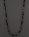 Smokey quartz is accented with 14K yellow gold rondels in this endless necklace from Lara Gold for LTC.