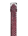 This bold snake-embossed leather watch strap is the perfect finish to a Philip Stein watch head.