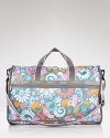 Cooly blending practical design with a fashionable feel, LeSportsac' roomy nylon duffel makes a smart travel companion.