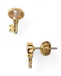 In plated brass, this pair of delicate studs from Juicy Couture is key to sweet yet simple style.