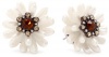 Betsey Johnson Iconic Autumn Flower Stud Earrings