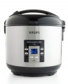 A fantastic side or even as a meal itself, rice is a healthy, delicious part of any diet. This versatile rice cooker from Krups not only makes perfect batches of fluffy rice, it can also be used as a oatmeal maker, slow cooker and food steamer, too! One-year warranty. Model RK7011.