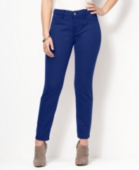 Colorful jeans will instantly revive your wardrobe-pair these petite Calvin Klein Jeans jeggings with a basic top and boots or heels for an easy and stylish ensemble! (Clearance)