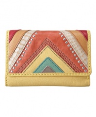 Choose your design! Offered in a variety of cheerful styles, this stunning wallet by Fossil will keep you fashionably organized all day long.