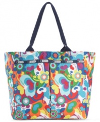 A must-have for every girl: a chic, carry-it-all nylon tote from LeSportsac.