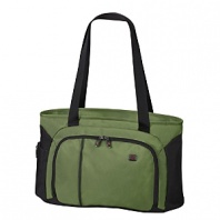 For everyday excursions. Removable padded shoulder strap. Rear zippered pocket with bottom zipper converts to a sleeve for sliding over wheeled handle system
